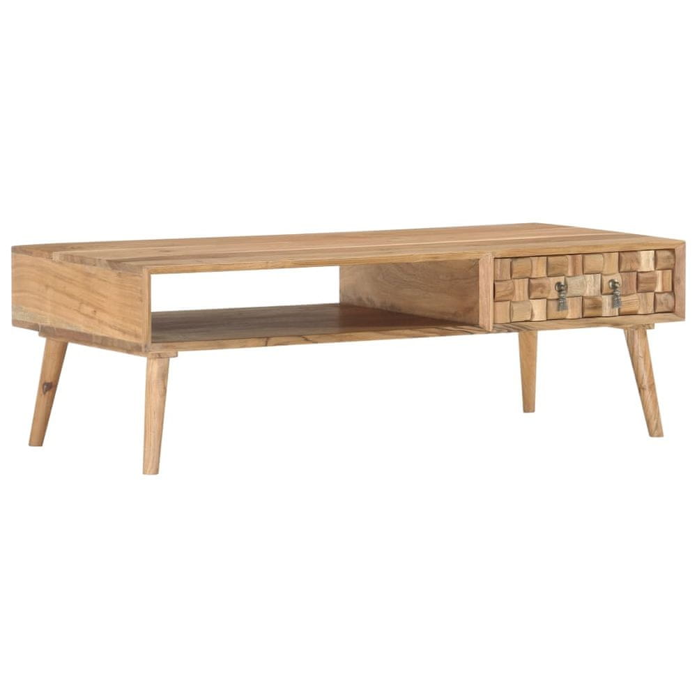 Petromila vidaXL Konferenčný stolík 110x50x35 cm masívne akáciové drevo